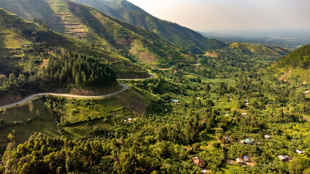 West Uganda at the Rwenzri Mountains