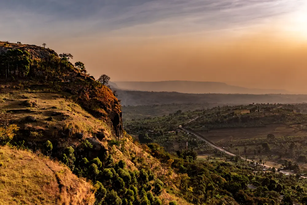 Aussichtpunkt für Sonnenuntergänge in Sipi