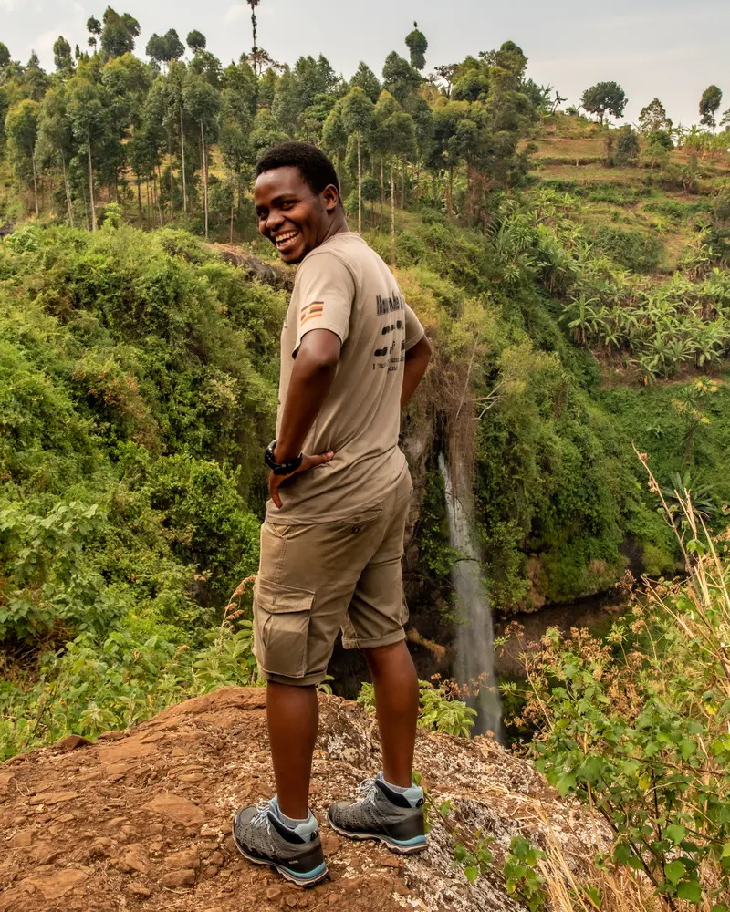 Sam in Sipi Falls